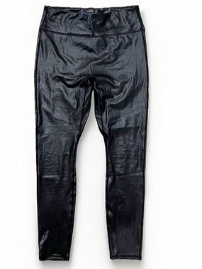 Fabletics Motion365+ Contour High-Waisted Legging Black Shine NWT Size L